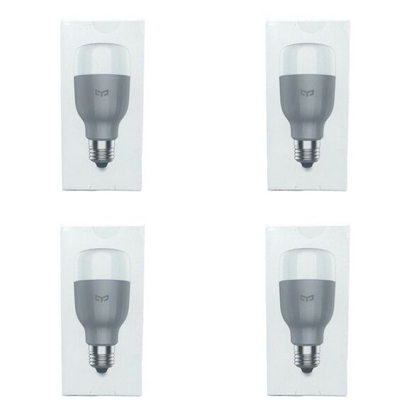 Xiaomi Yeelight Wireless LED WiFi Light Bulb (Color) - 4 Pack - Picture 1 of 6